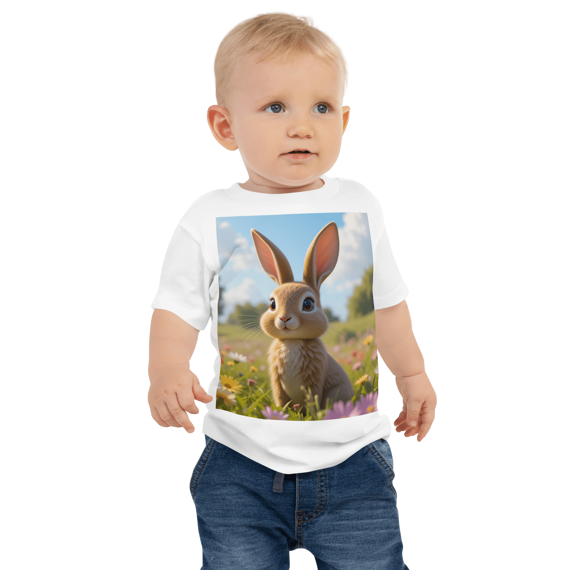 Rabbit Baby T-Shirt | Organic Cotton | 2T to 4T | Alphabet Learning